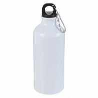 Бутылка для воды для сублимации с карабином Flask 600,  белая