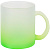 Кружка для сублимации Frosted Glass Color, 325 мл, зеленая