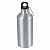 Бутылка для воды для сублимации с карабином Flask 600, серебристая