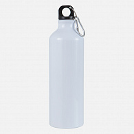 Бутылка для воды для сублимации с карабином Flask 750,  белая